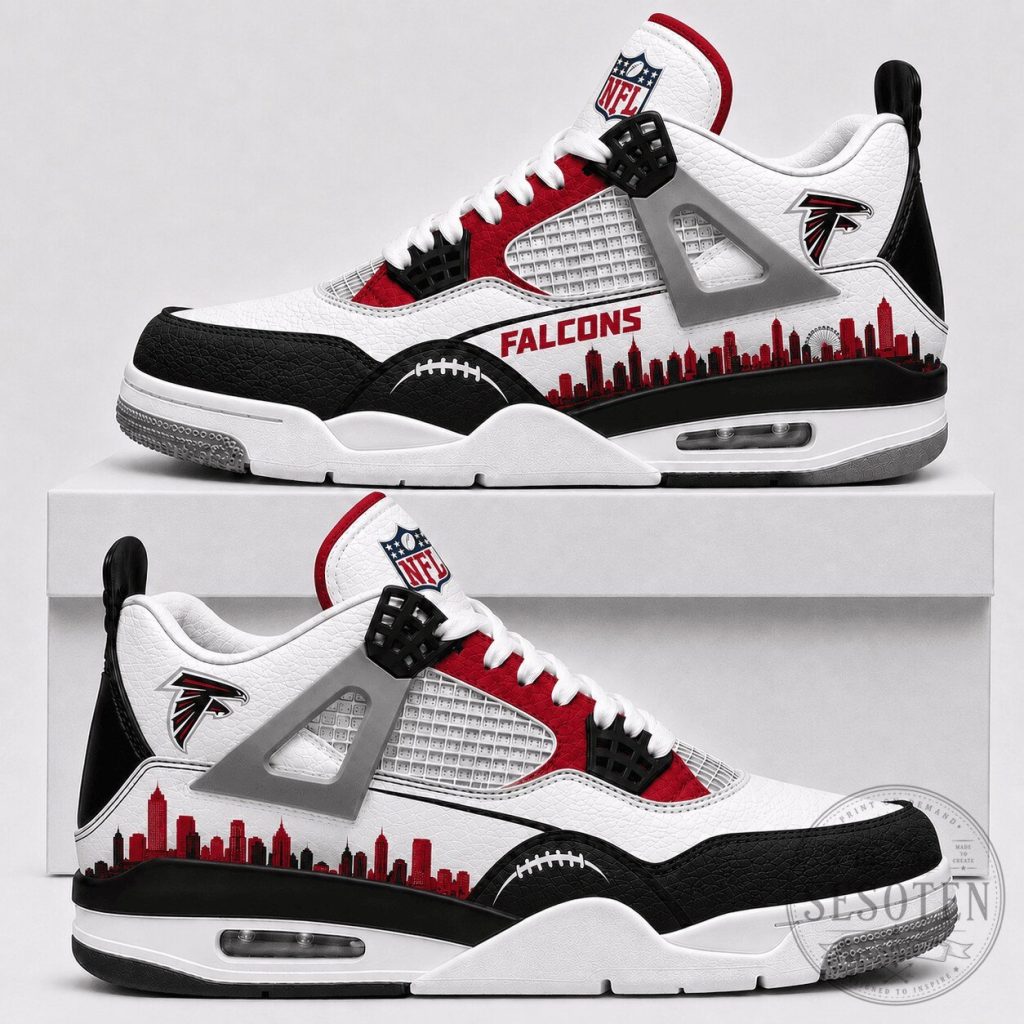 Atlanta Falcons National Football League Skyline Custom Shoes 24 Atlanta Falcons National Football League Skyline Custom Shoes