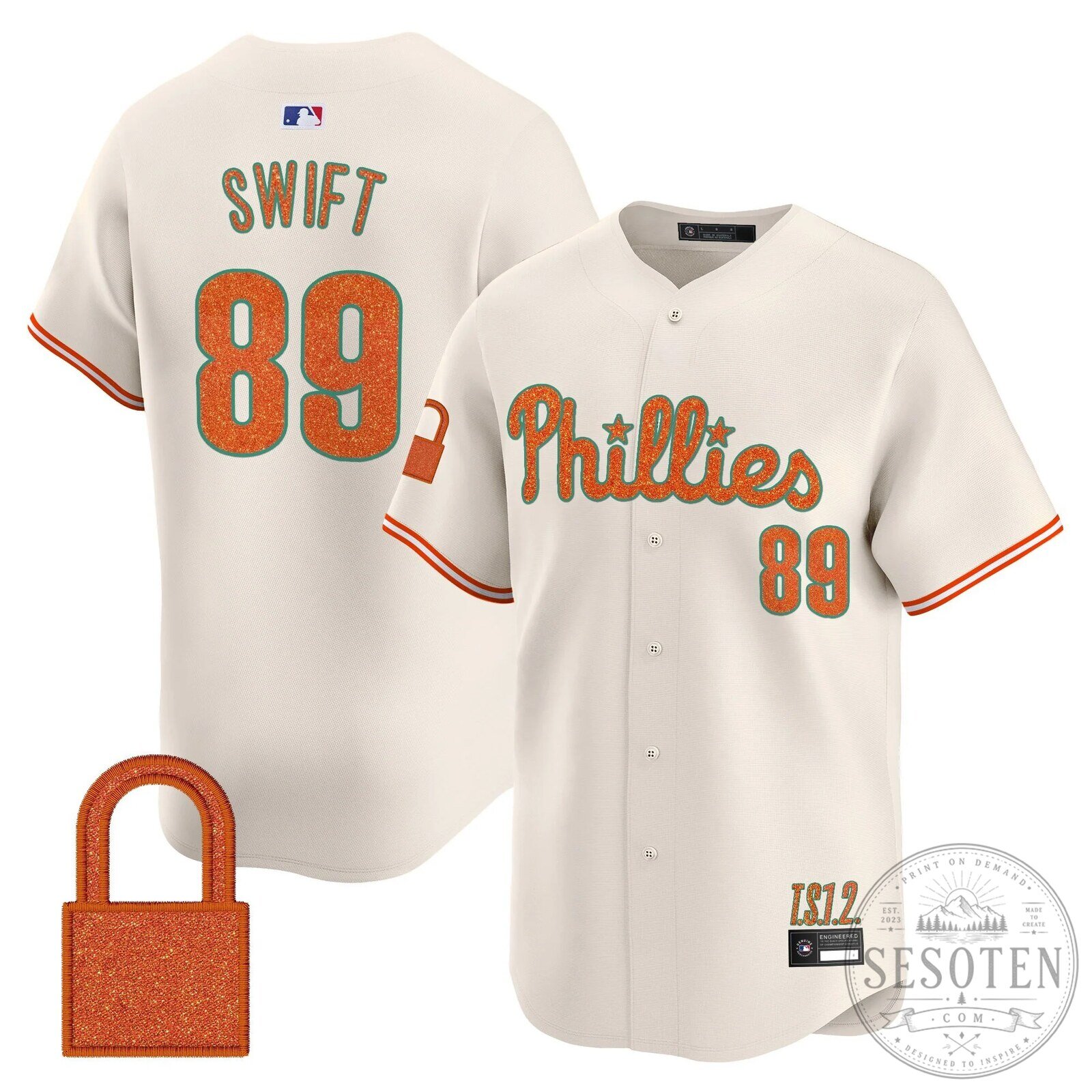 Philadelphia Phillies Taylor Swift Baseball Jersey