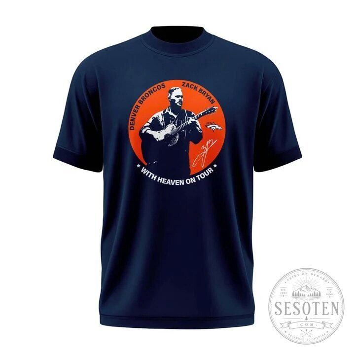 Zach Bryan Denver Broncos Empower Field Concert 2026 Tour T-Shirt 8 Zach Bryan Denver Broncos Empower Field Concert 2026 Tour T-Shirt