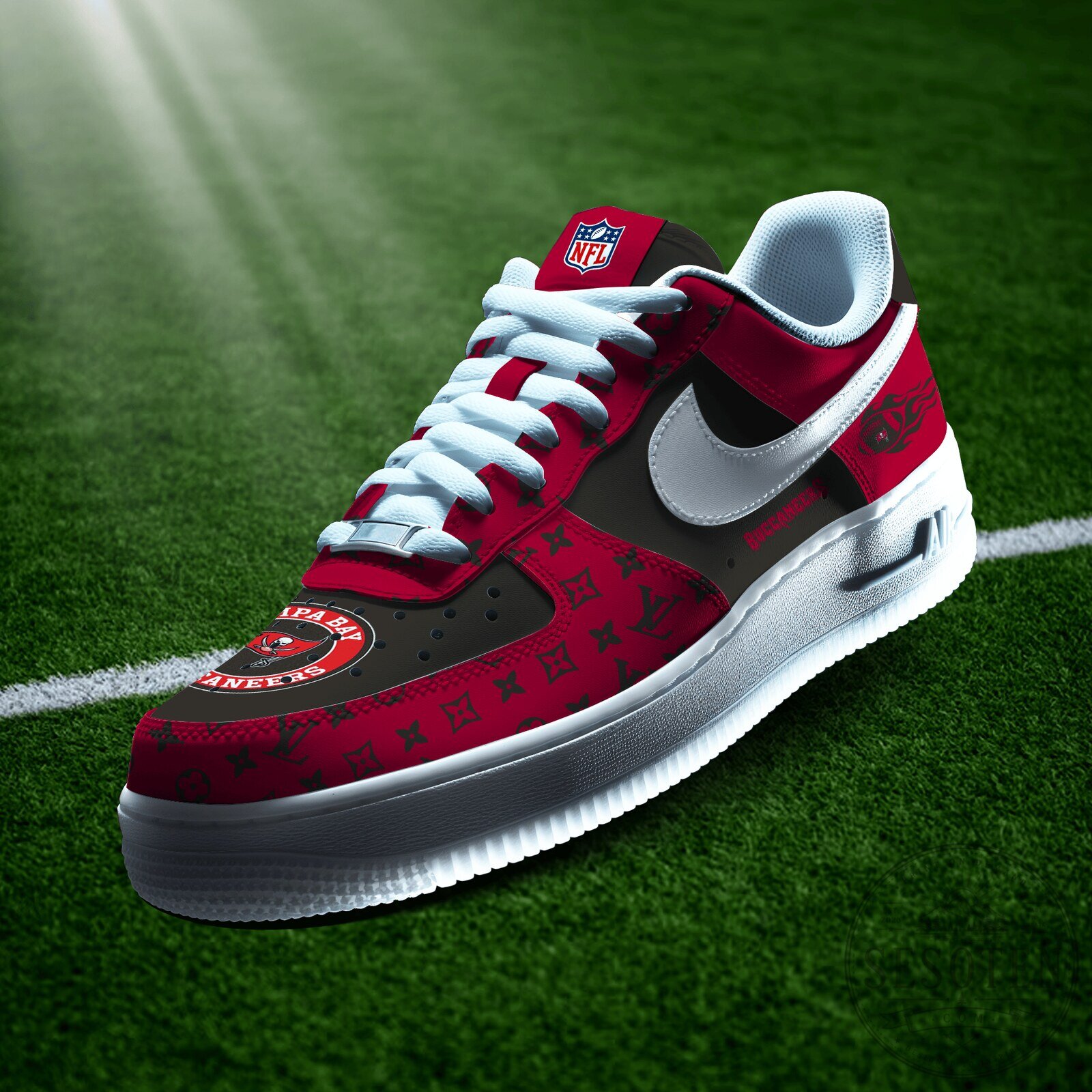 Tampa Bay Buccaneers National Football League Team Logo Shoes