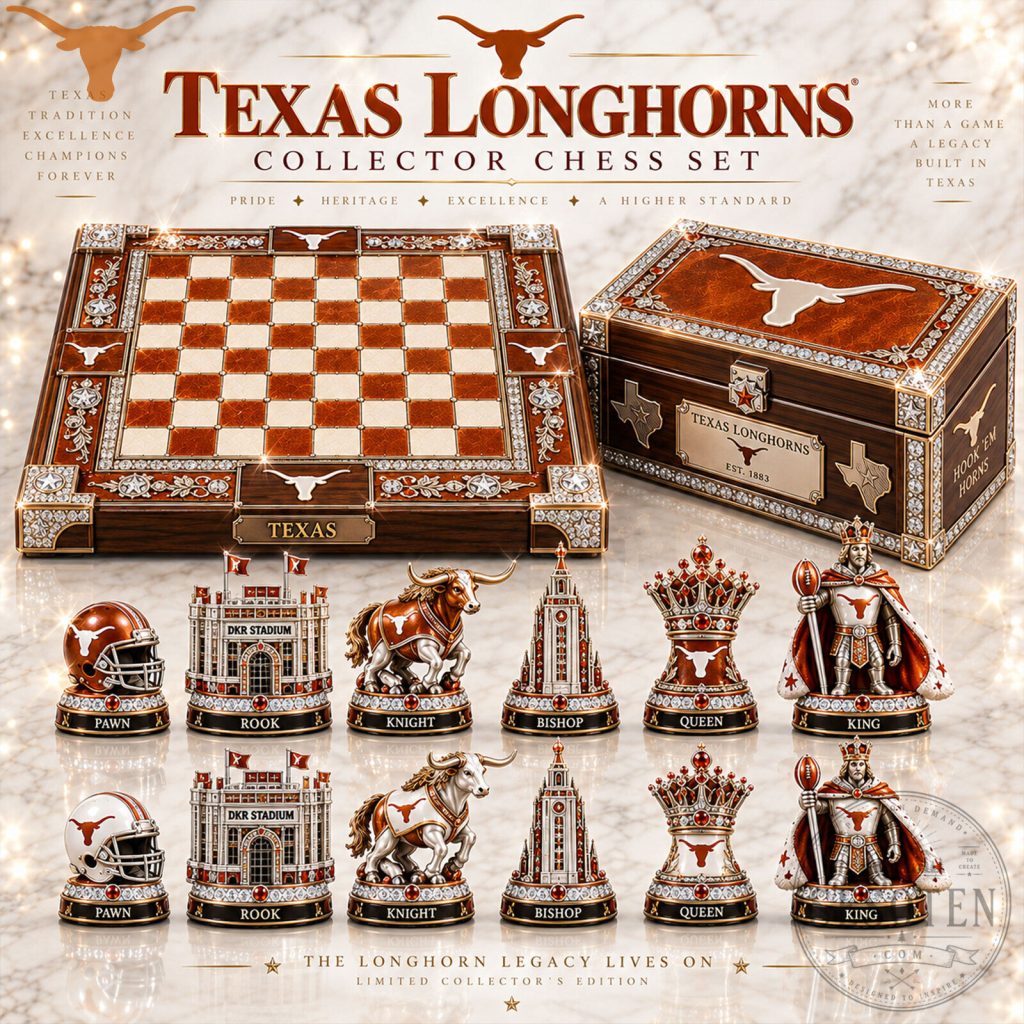 Texas Longhorns Collector's Edition Chess Set Texas Longhorns Collector's Edition Chess Set