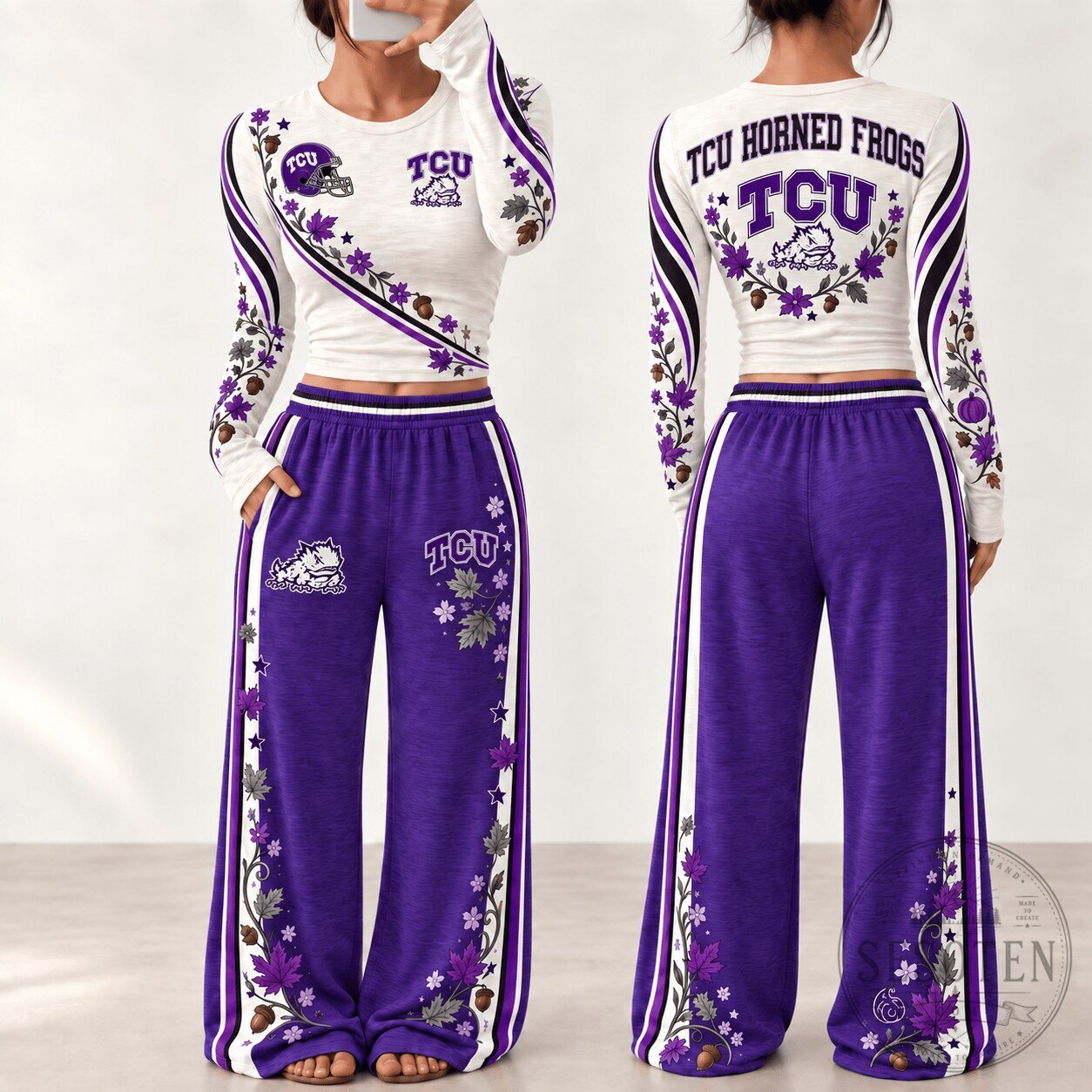 Texas Christian University Horned Frogs Fall Season Lounge Set