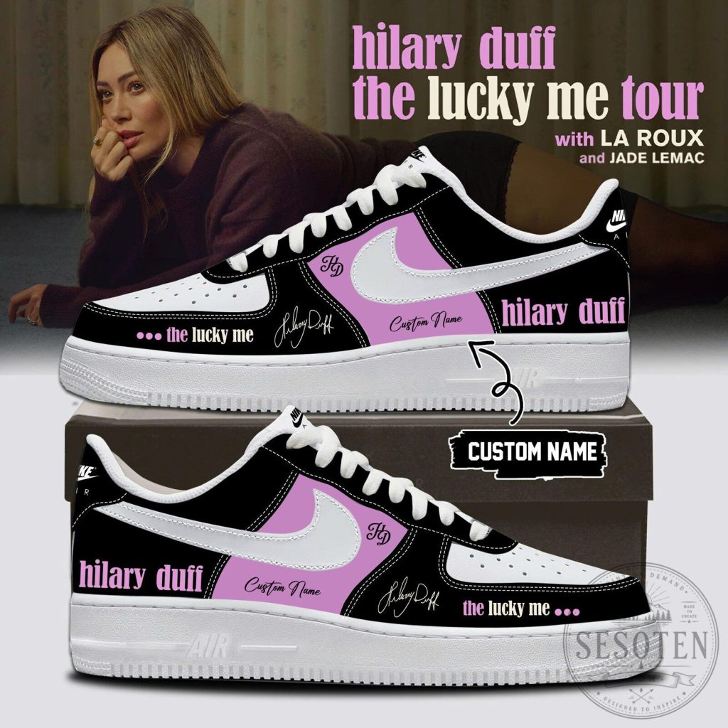 Limited Edition Signature Shoes 3a from Hilary Duff's Lucky Me Tour 202627 Limited Edition Signature Shoes 3a from Hilary Duff's Lucky Me Tour 2026/27