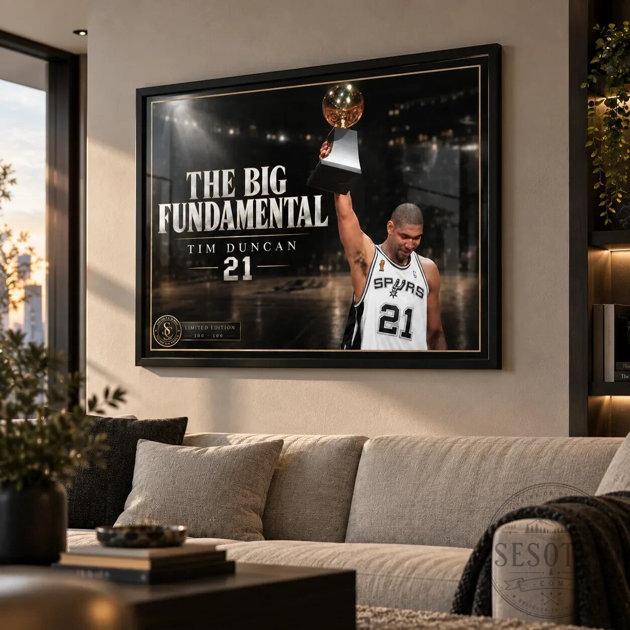 Tim Duncan The Big Fundamental NBA Basketball Player Framed Wall Art Poster 15 Tim Duncan The Big Fundamental NBA Basketball Player Framed Wall Art Poster