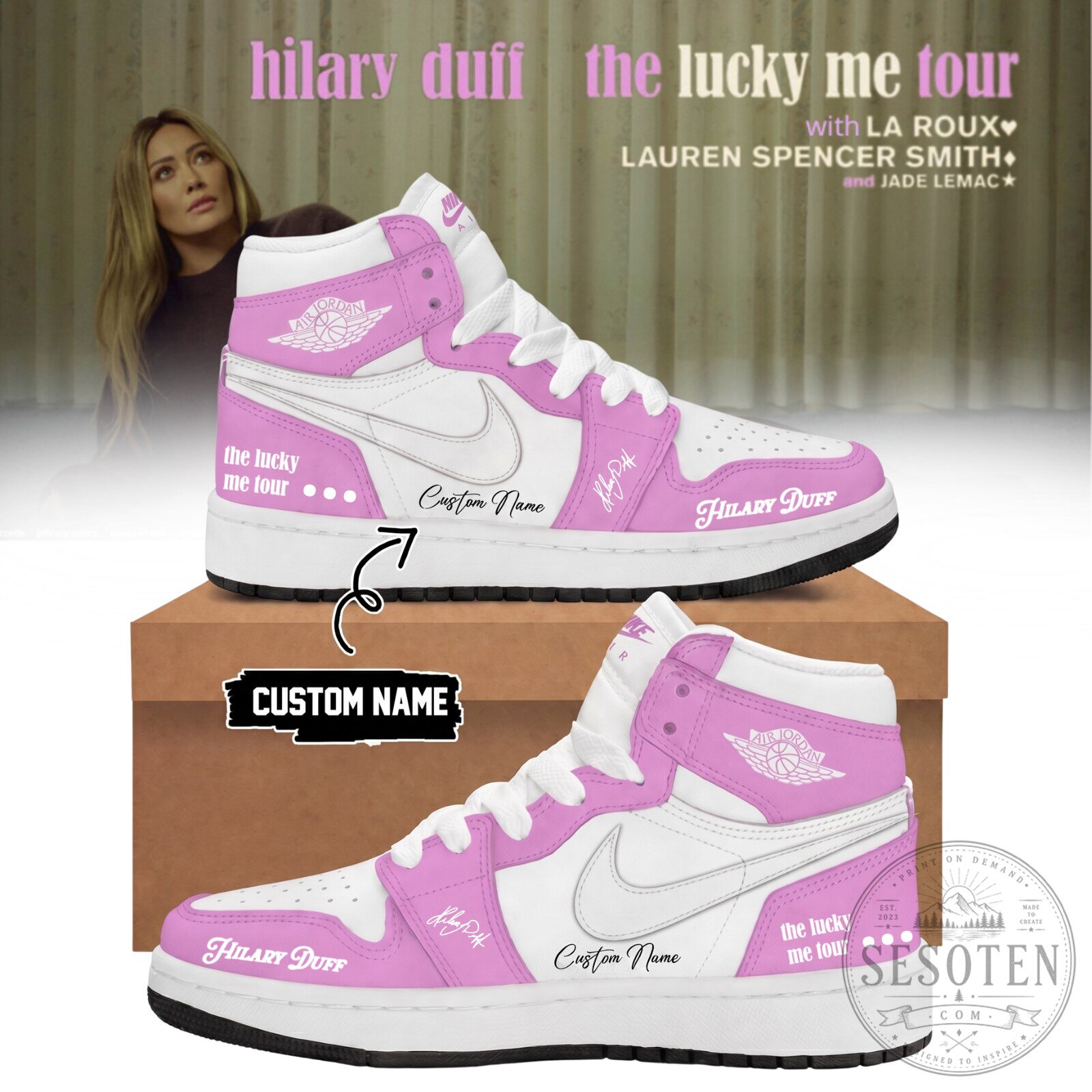 Footwear from Hilary Duff's “The Lucky Me Tour” Collection