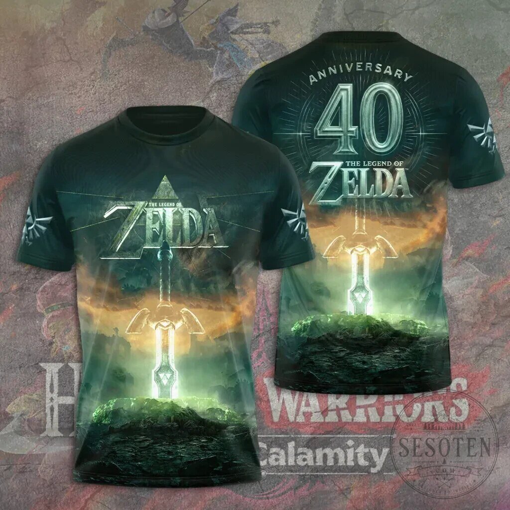 The Legend of Zelda 40th Anniversary Master Sword T-Shirt