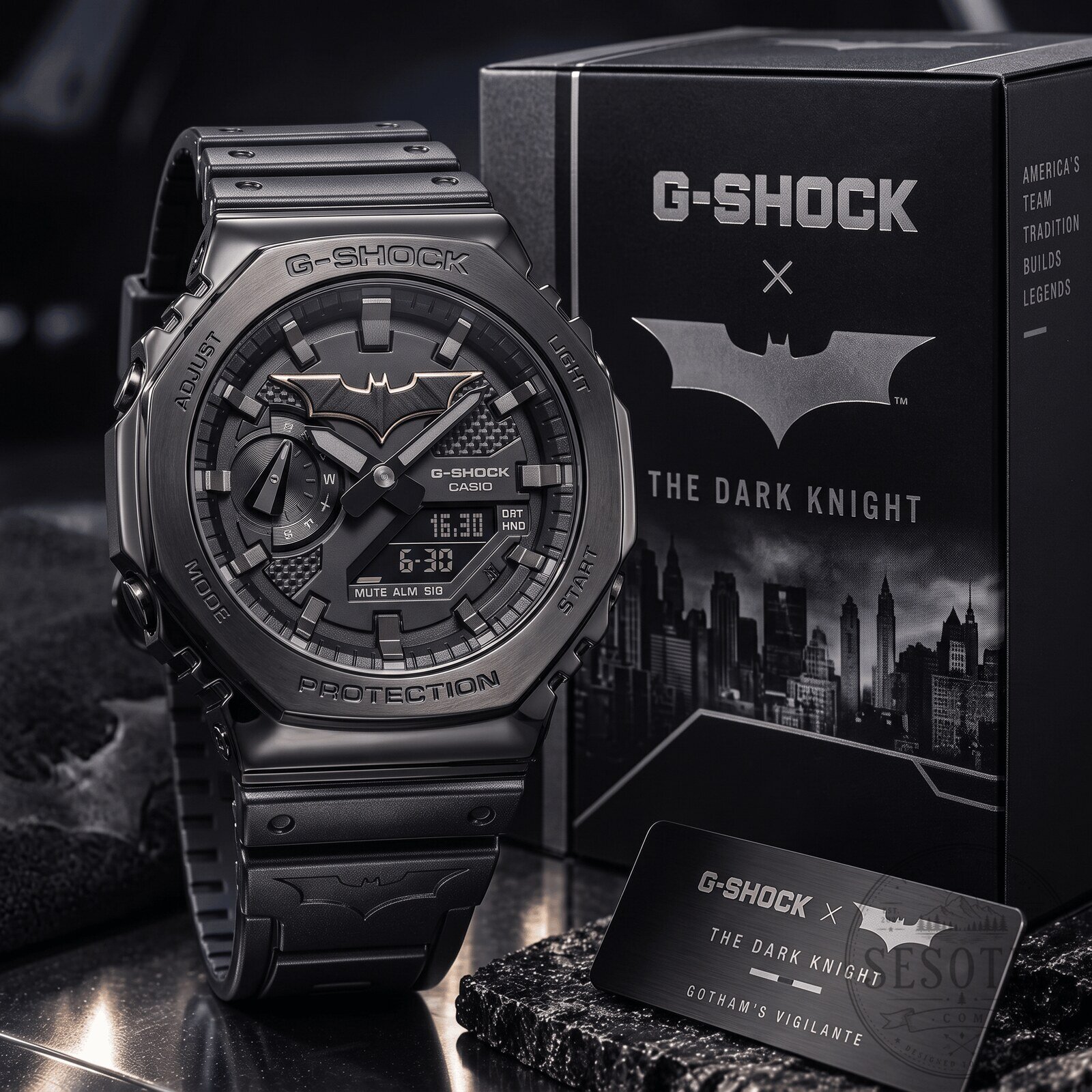 Batman The Dark Knight G-Shock Casio Collector's Edition Watch