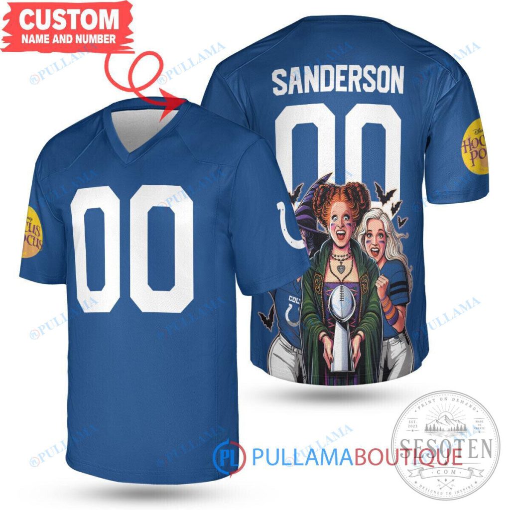 Halloween Sanderson Sisters Indianapolis Colts Football Jersey Halloween Sanderson Sisters Indianapolis Colts Football Jersey