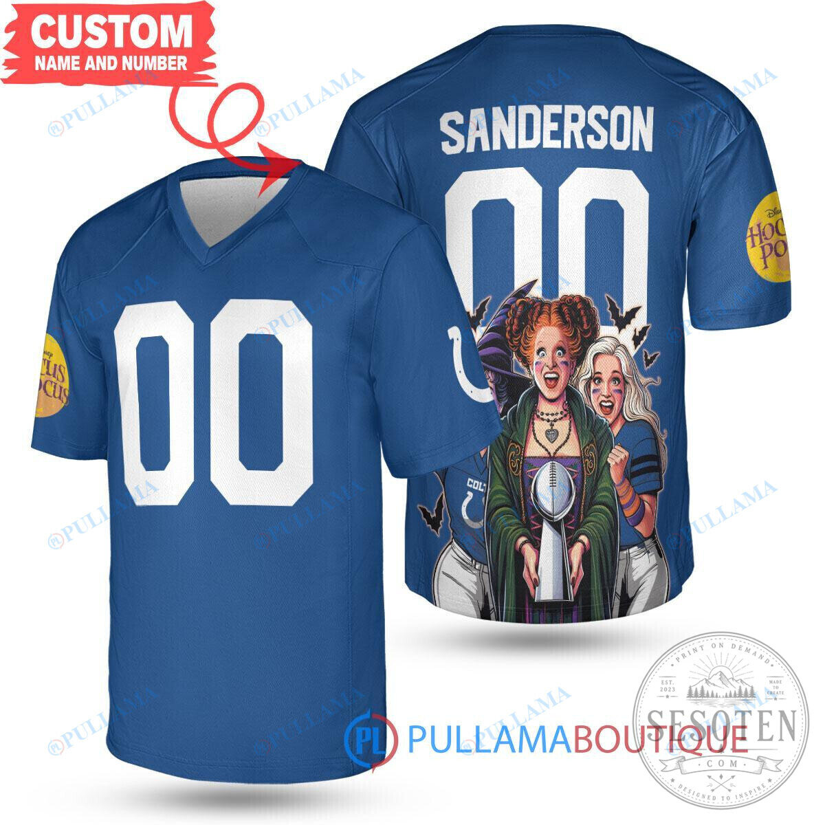 Halloween Sanderson Sisters Indianapolis Colts Football Jersey