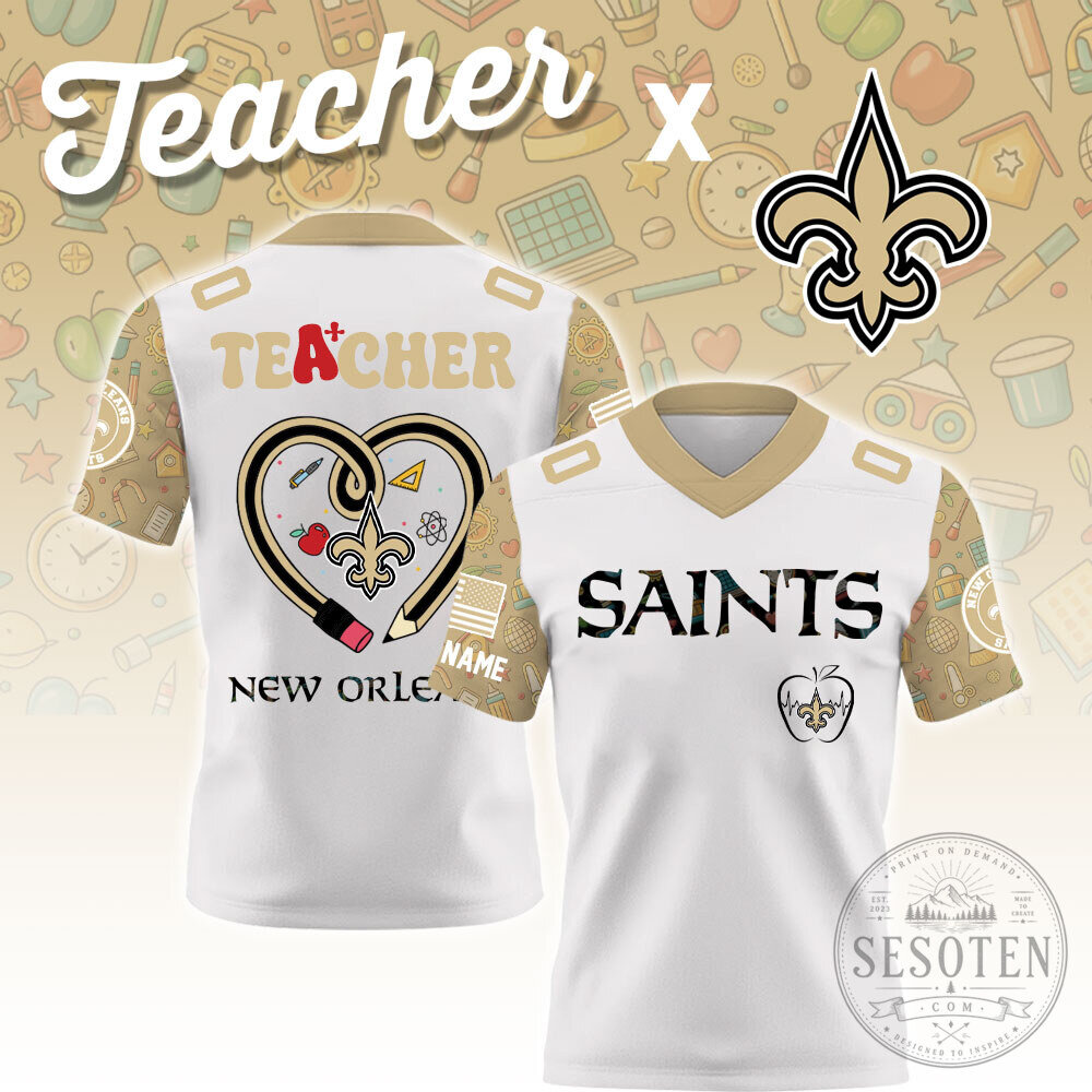 New Orleans Saints Football Teacher Special Edition Jersey