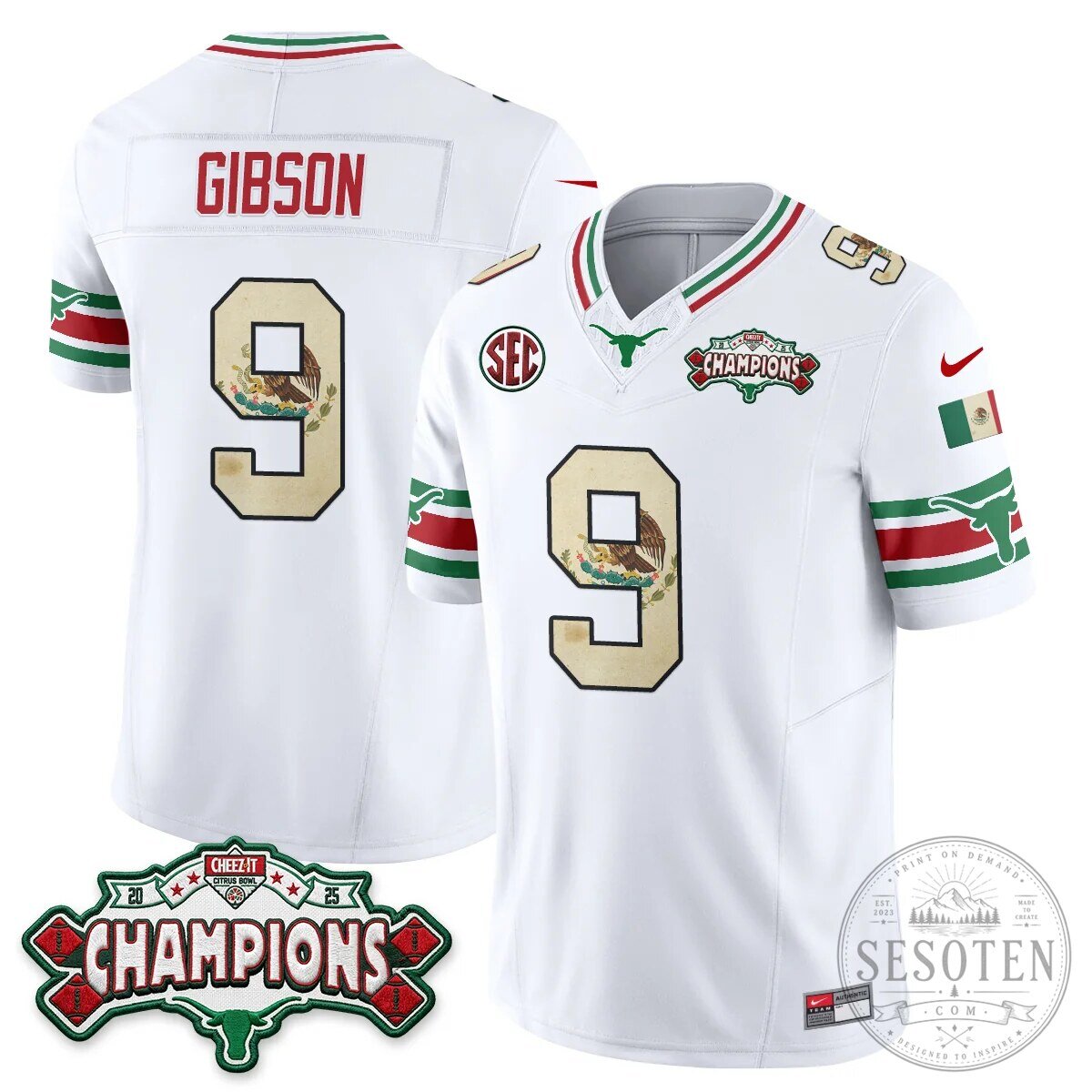Texas Longhorns Mexico Edition Manning 16 Football Jersey Black 55 Texas Longhorns Mexico Edition Manning 16 Football Jersey Black