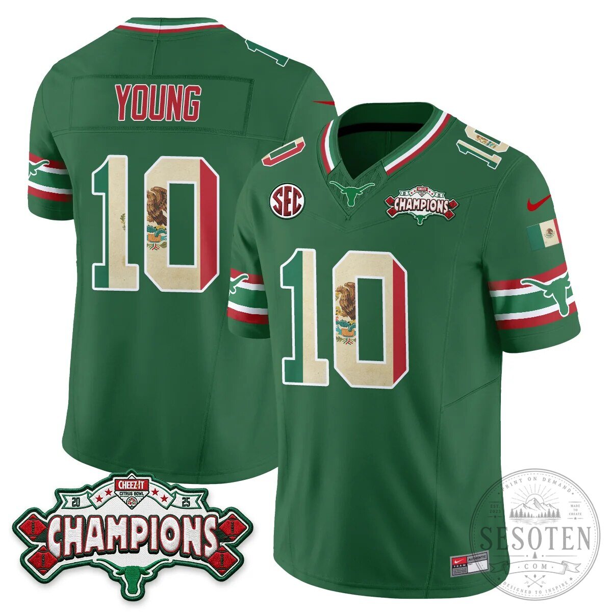 Texas Longhorns Mexico Edition Manning 16 Football Jersey Black 72 Texas Longhorns Mexico Edition Manning 16 Football Jersey Black