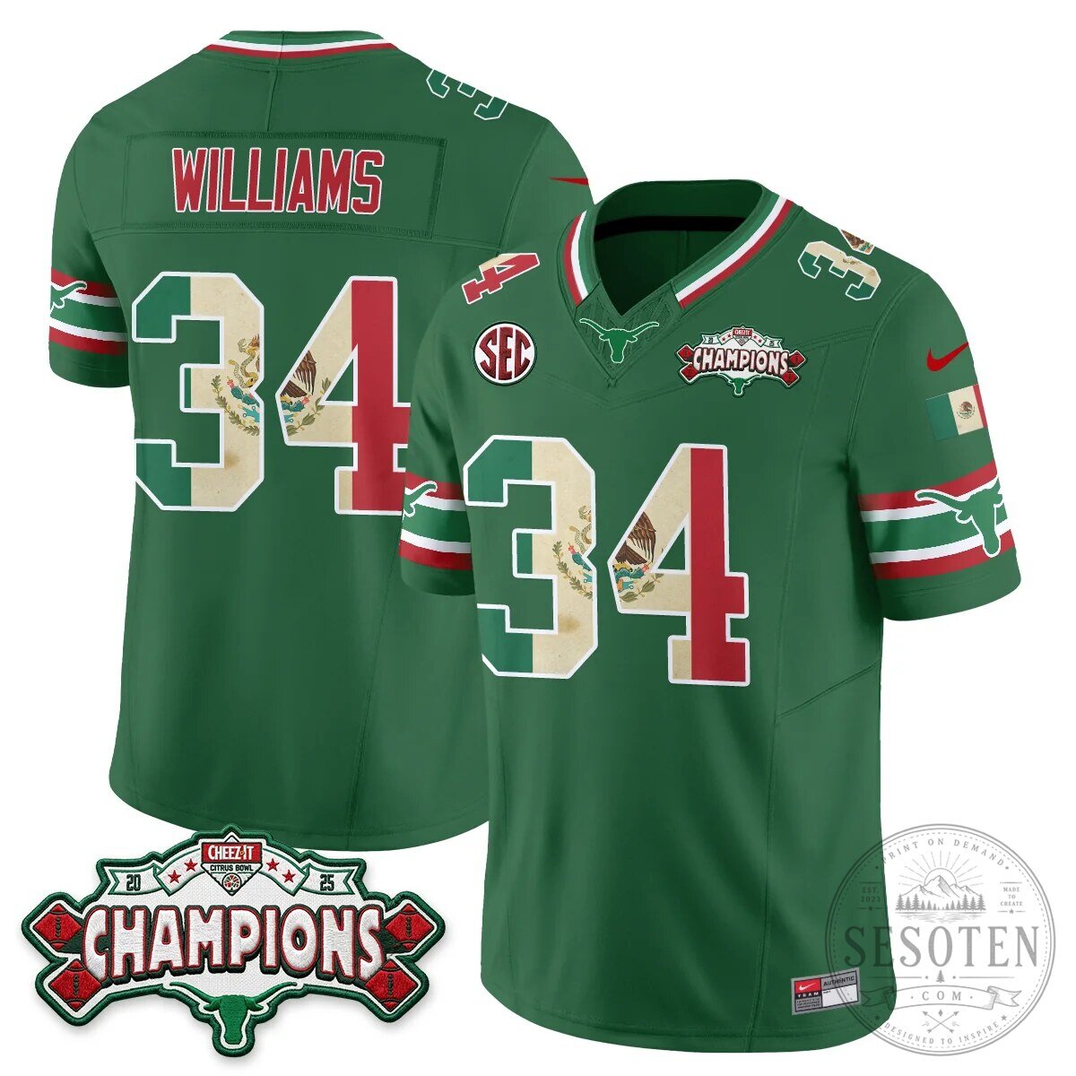 Texas Longhorns Mexico Edition Manning 16 Football Jersey Black 73 Texas Longhorns Mexico Edition Manning 16 Football Jersey Black