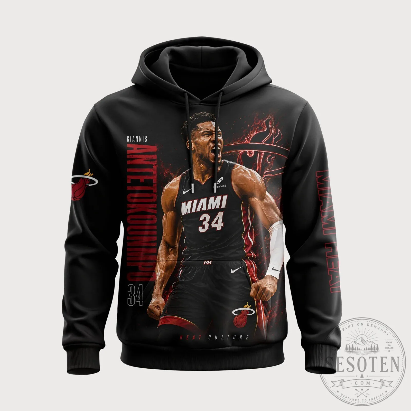 Giannis Antetokounmpo Miami Heat NBA Fan Shirt, Number 34 Basketball T-Shirt 16 Giannis Antetokounmpo Miami Heat NBA Fan Shirt, Number 34 Basketball T-Shirt