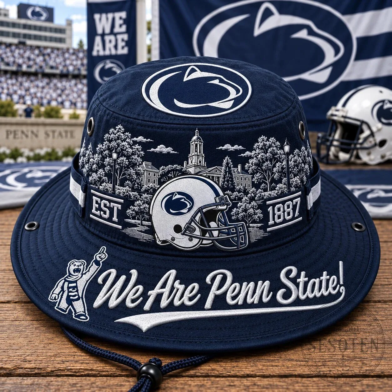 Penn State Nittany Lions Football Team We Are Penn State Boonie Hat 2 Penn State Nittany Lions Football Team We Are Penn State Boonie Hat