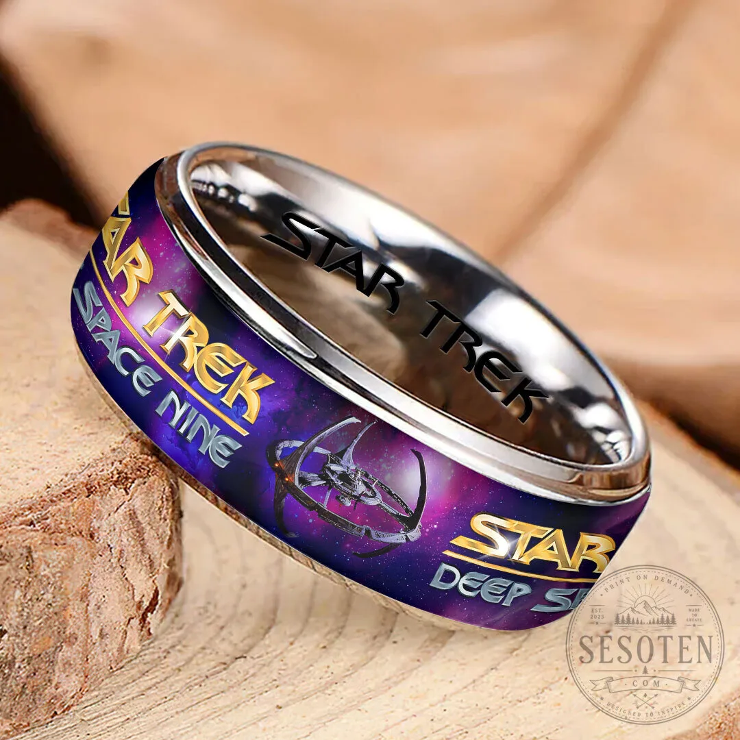 Star Trek Deep Space Nine n 2 deep Purple Nebula Ring 7 Star Trek Deep Space Nine n 2 deep Purple Nebula Ring