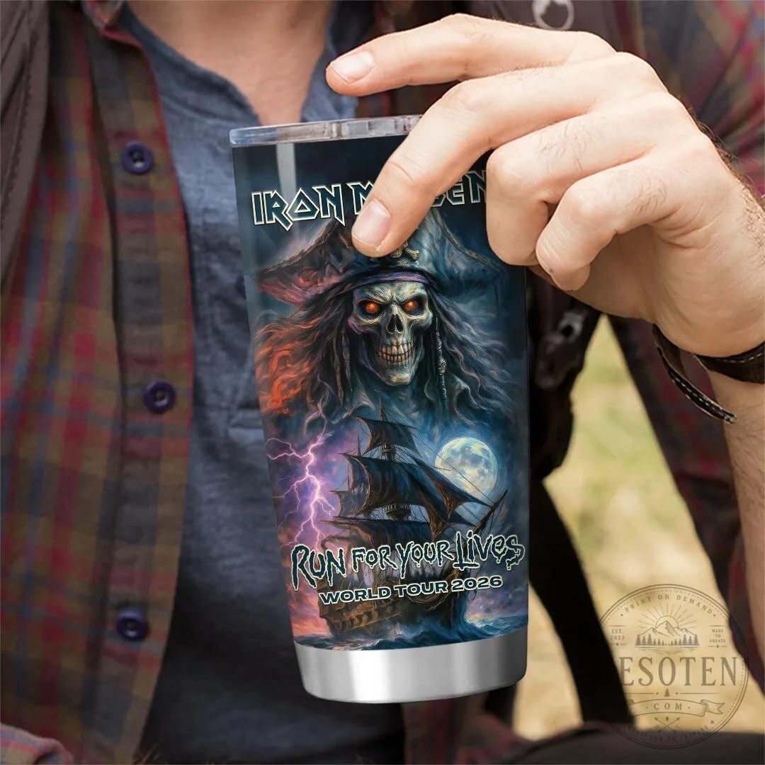 Iron Maiden Run For Your Lives World Tour 2026 Tumbler Cup 10 Iron Maiden Run For Your Lives World Tour 2026 Tumbler Cup