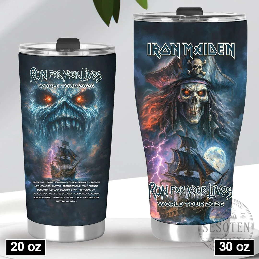 Iron Maiden Run For Your Lives World Tour 2026 Tumbler Cup 11 Iron Maiden Run For Your Lives World Tour 2026 Tumbler Cup