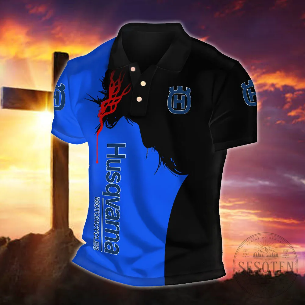 Husqvarna Motorcycles Fueled by Faith Polo Shirt for Men
