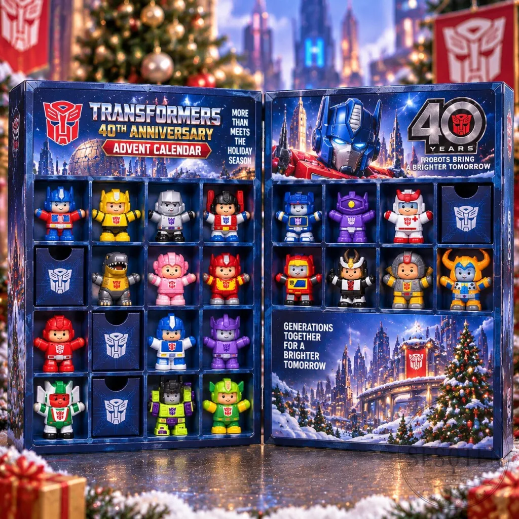Transformers 40th Anniversary Little People Collector Advent Calendar Set Transformers 40th Anniversary Little People Collector Advent Calendar Set