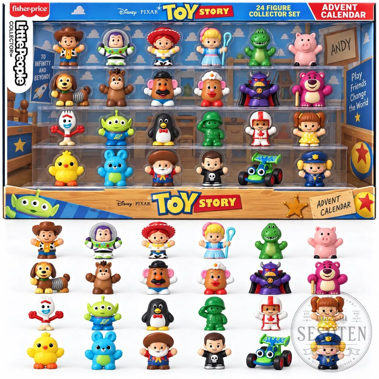 Disney Pixar Toy Story Little People 24 Figure Collector Set Advent Calendar