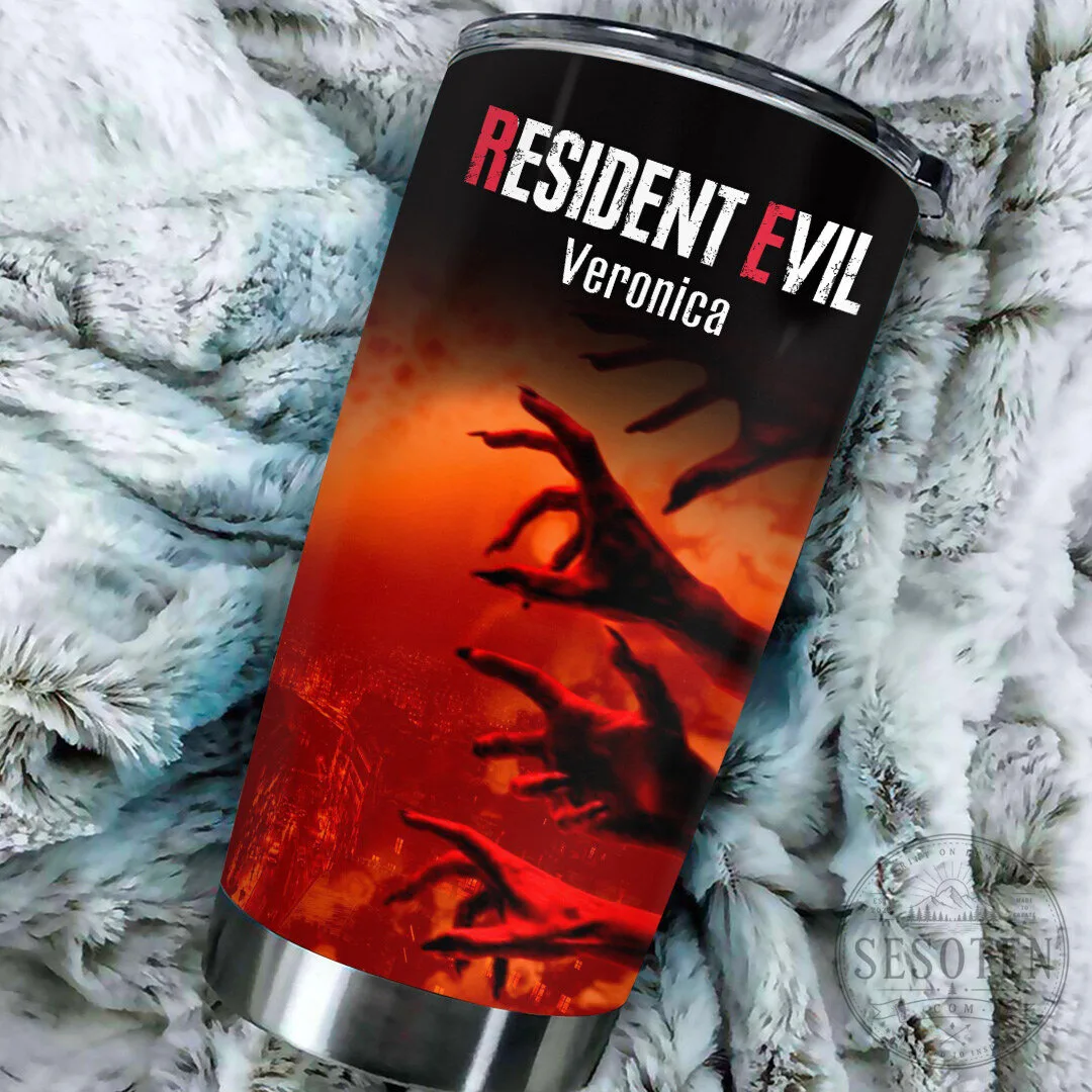 Resident Evil Veronica Claire Redfield Character Art Stainless Steel Tumbler 10 Resident Evil Veronica Claire Redfield Character Art Stainless Steel Tumbler