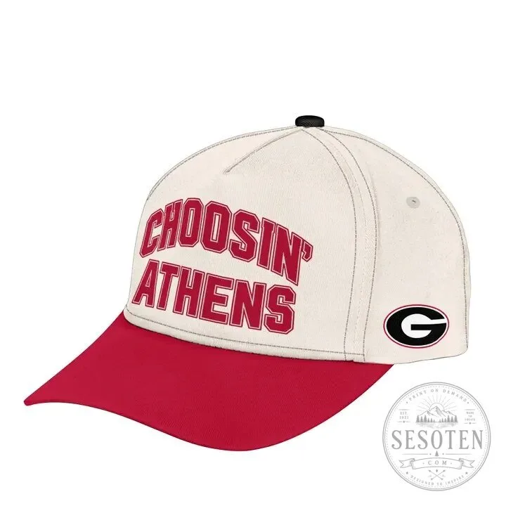 Georgia Bulldogs Choosin' Athens Baseball Cap Hat 8 Georgia Bulldogs Choosin