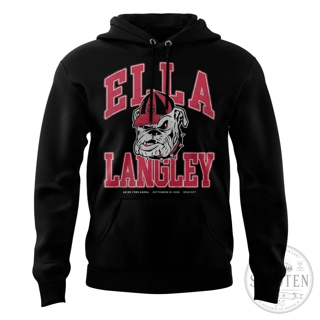 Ella Langley The Dandelion Tour Georgia Bulldogs Athens Concert Hoodie 10 Ella Langley The Dandelion Tour Georgia Bulldogs Athens Concert Hoodie