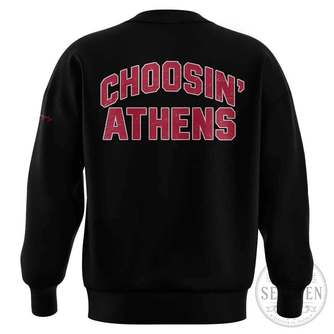 Ella Langley Choosin' Athens Georgia Bulldogs Concert Tour Black Sweatshirt 11 Ella Langley Choosin