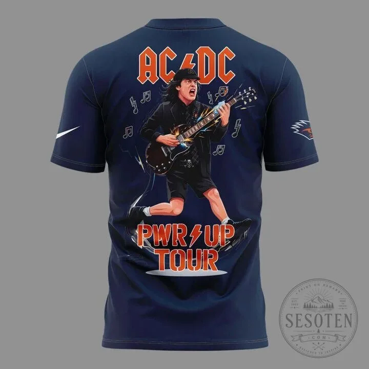 UTSA Football AC/DC Power Up Tour 2026 Concert T-Shirt 9 UTSA Football AC/DC Power Up Tour 2026 Concert T-Shirt