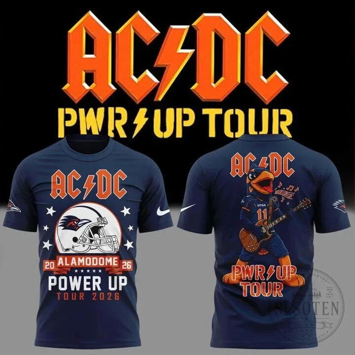 UTSA Roadrunners Football AC/DC Power Up Tour 2026 Alamodome T-Shirt