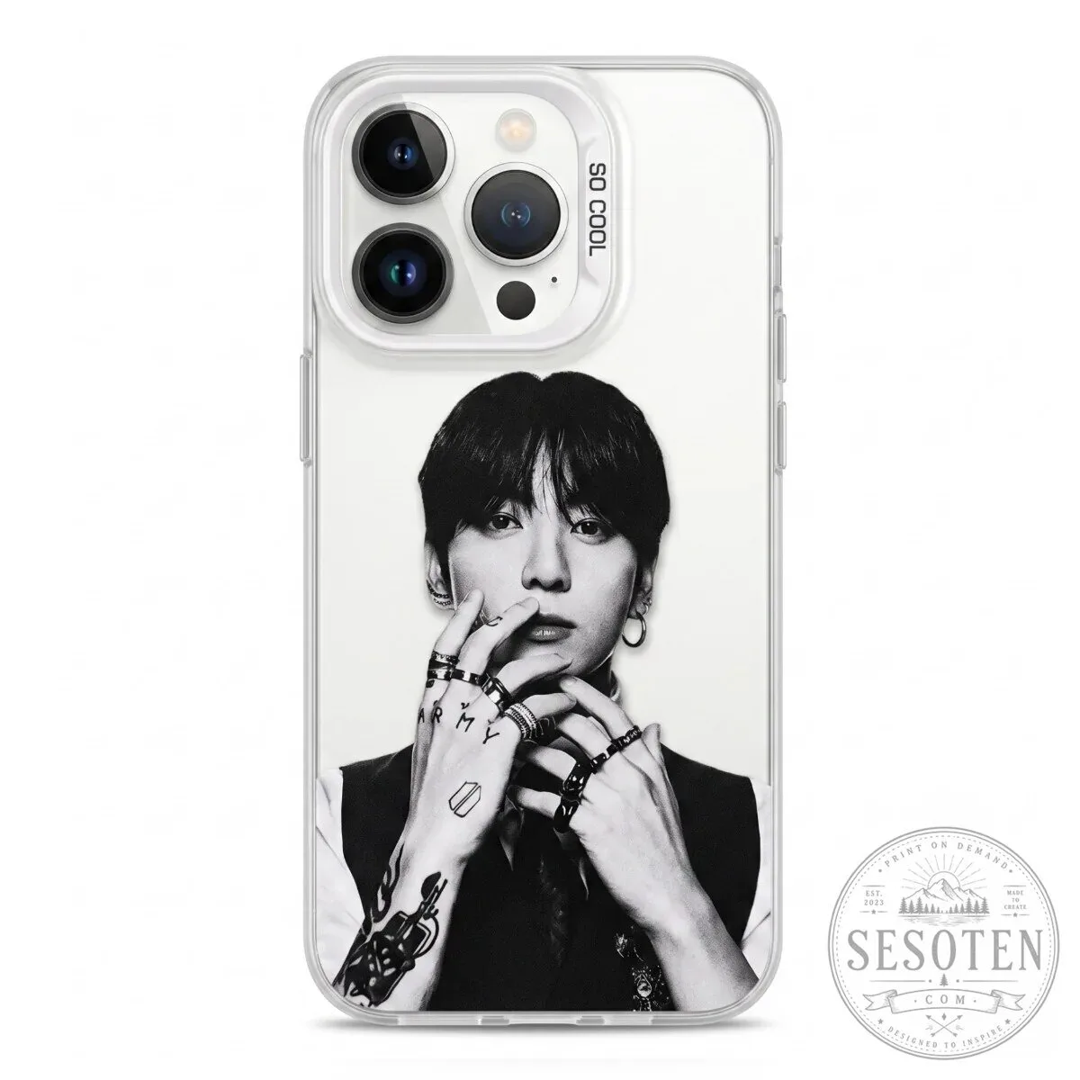 BTS Bangtan Boys K-Pop Group Photo Clear iPhone Case 28 BTS Bangtan Boys K-Pop Group Photo Clear iPhone Case
