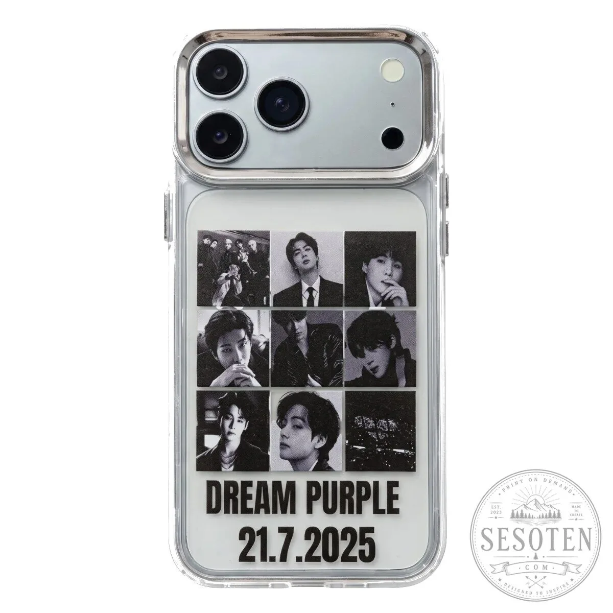 BTS Bangtan Boys K-Pop Group Photo Clear iPhone Case 38 BTS Bangtan Boys K-Pop Group Photo Clear iPhone Case