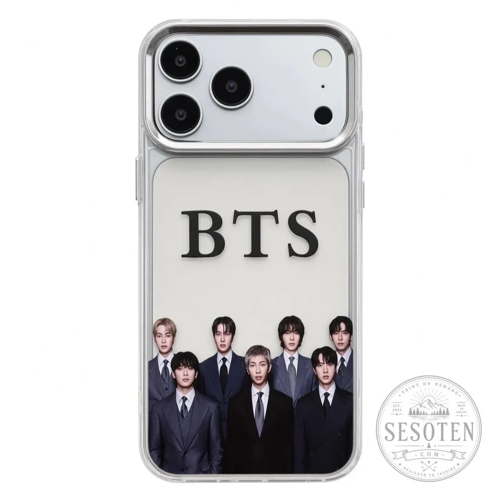 BTS Bangtan Boys K-Pop Group Photo Clear iPhone Case 41 BTS Bangtan Boys K-Pop Group Photo Clear iPhone Case
