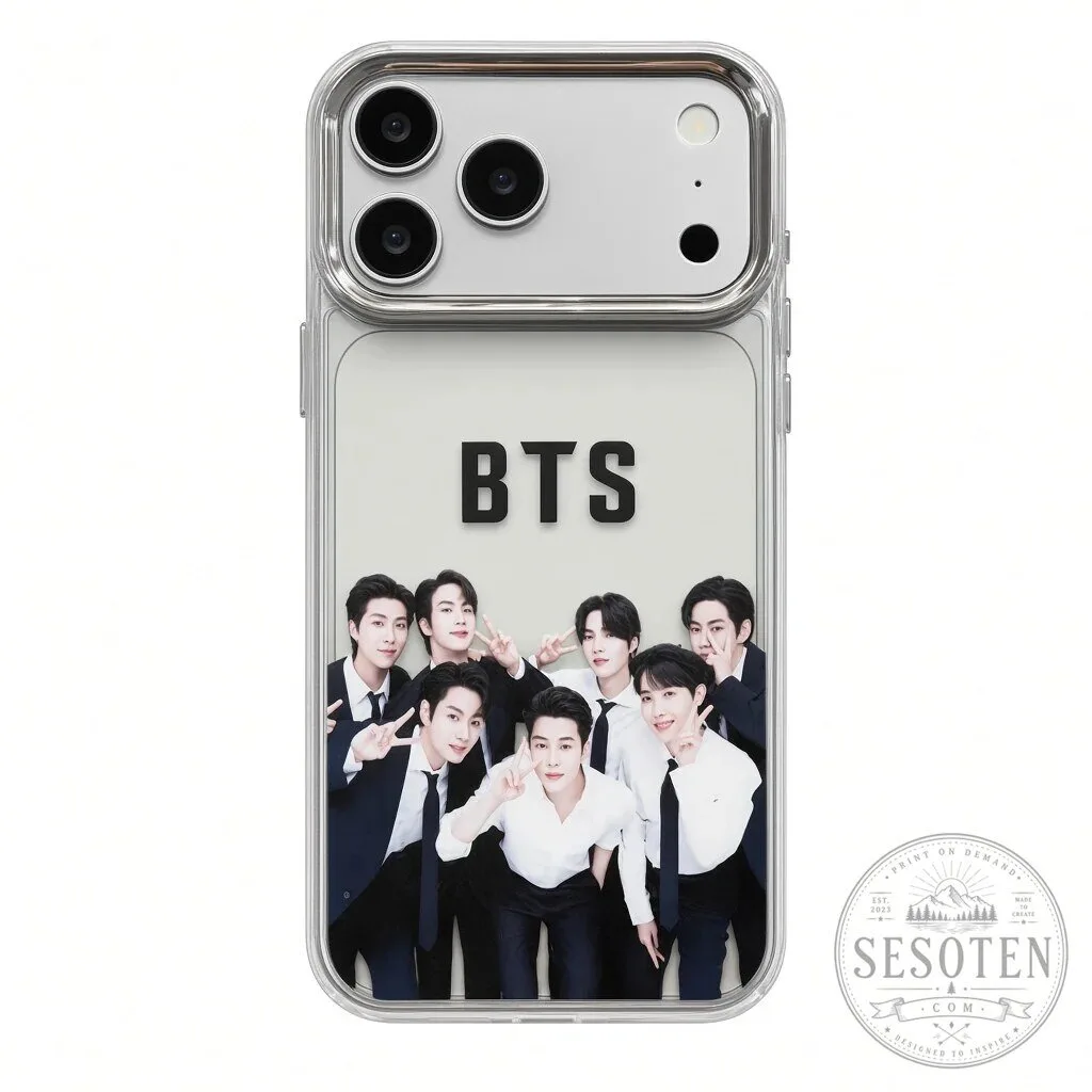 BTS Bangtan Boys K-Pop Group Photo Clear iPhone Case 45 BTS Bangtan Boys K-Pop Group Photo Clear iPhone Case