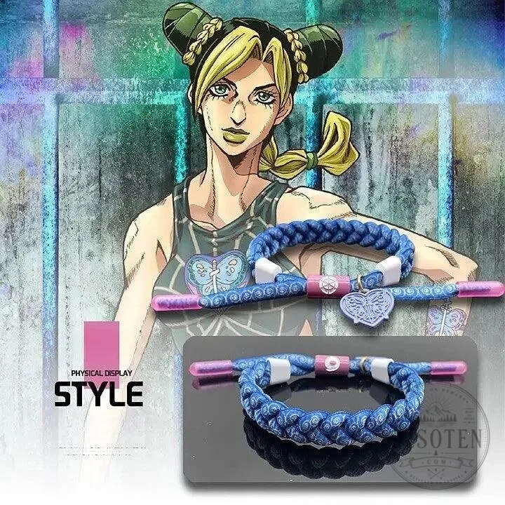 JoJo's Bizarre Adventure Jolyne Cujoh Braided Bracelet