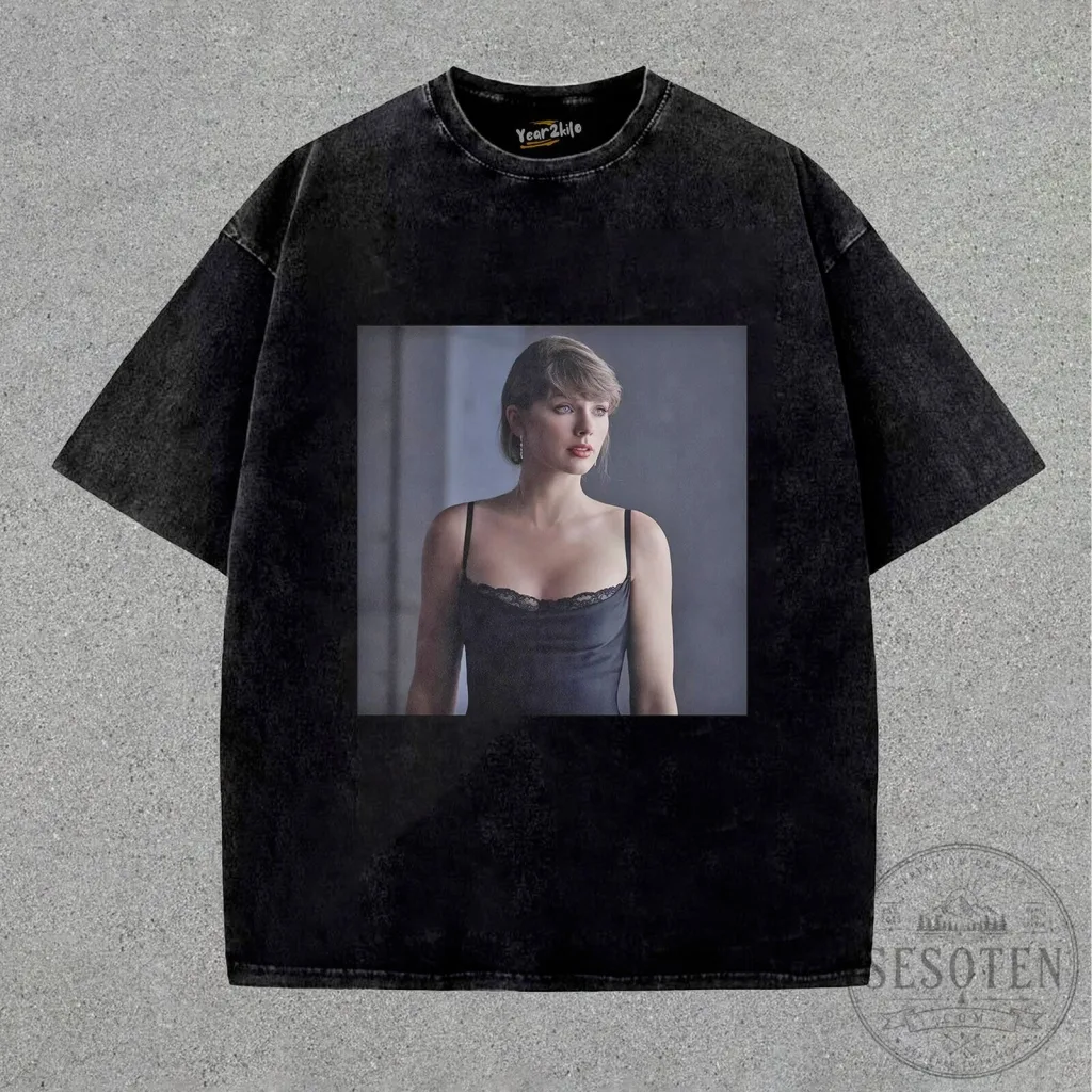 Taylor Swift Patient Zero Black Washed T-Shirt Taylor Swift Patient Zero Black Washed T-Shirt