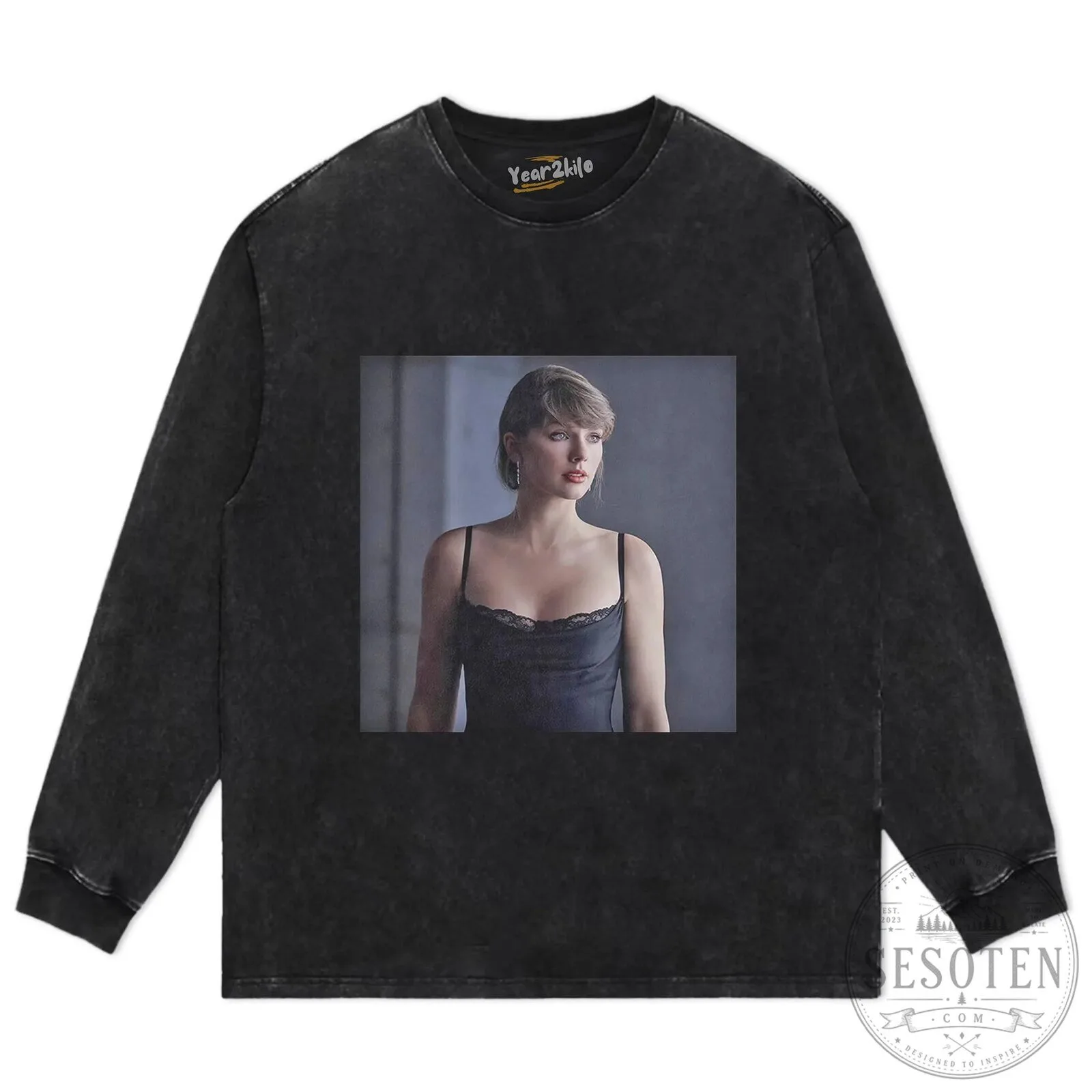 Taylor Swift Patient Zero Black Washed T-Shirt 18 Taylor Swift Patient Zero Black Washed T-Shirt