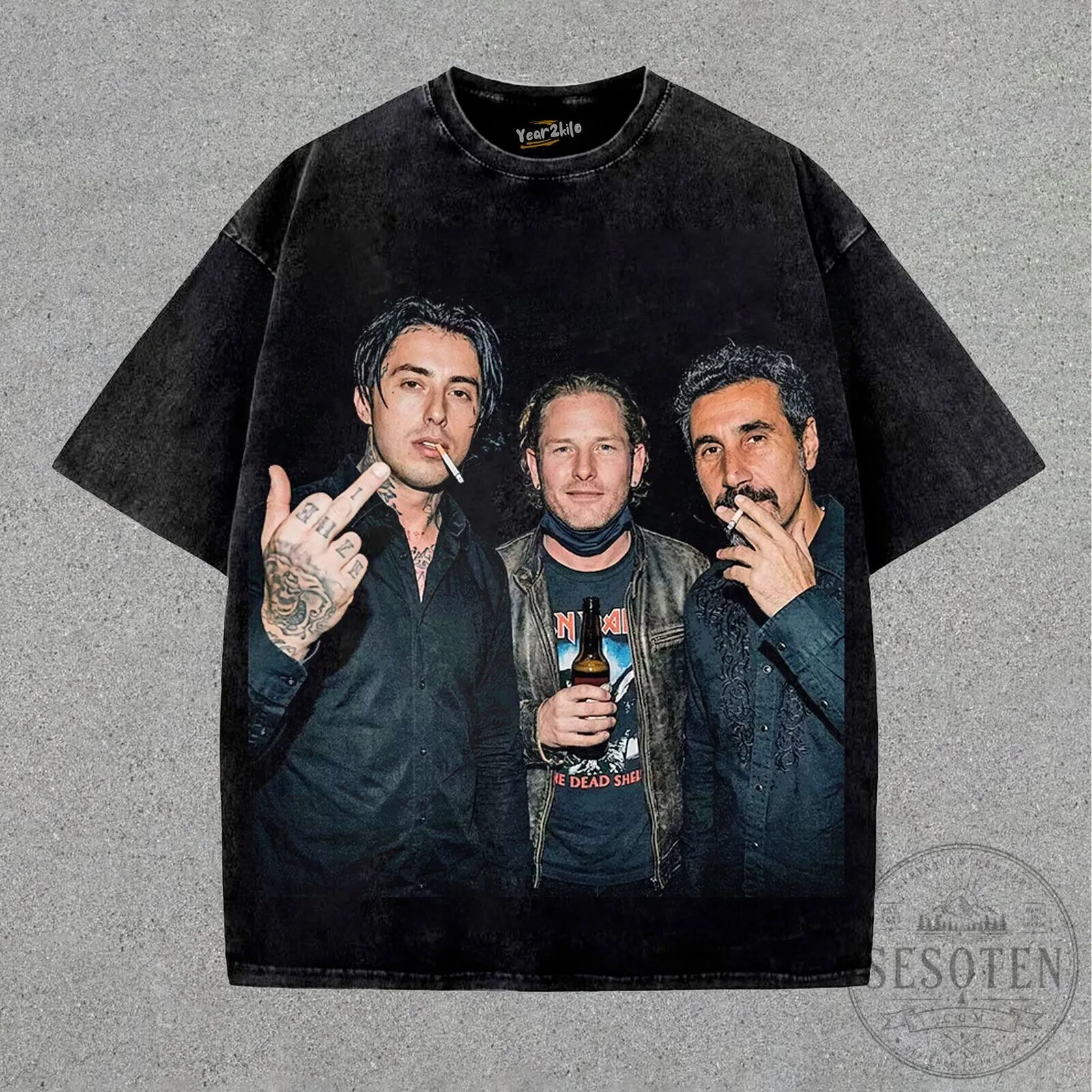Ronnie Radke Corey Taylor Serj Tankian Music Band Graphic T-Shirt