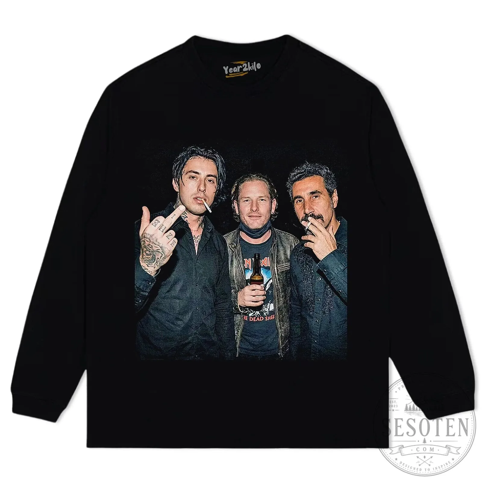 Ronnie Radke Corey Taylor Serj Tankian Music Band Graphic T-Shirt 17 Ronnie Radke Corey Taylor Serj Tankian Music Band Graphic T-Shirt