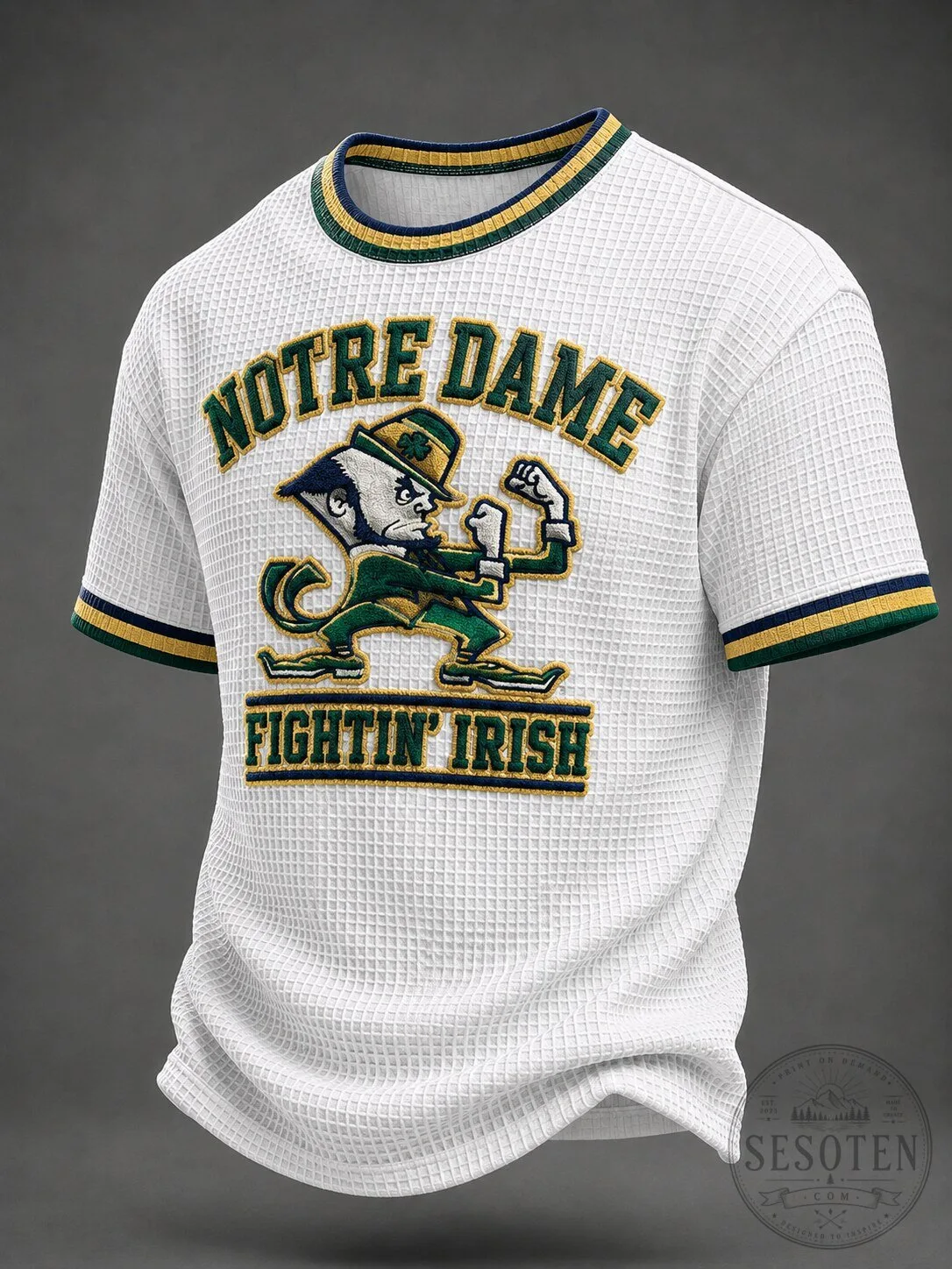 Notre Dame Fighting Irish Football Team White Jersey 2 Notre Dame Fighting Irish Football Team White Jersey