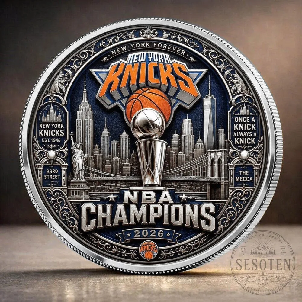 New York Knicks NBA Champions 2026 Commemorative Coin 8 New York Knicks NBA Champions 2026 Commemorative Coin
