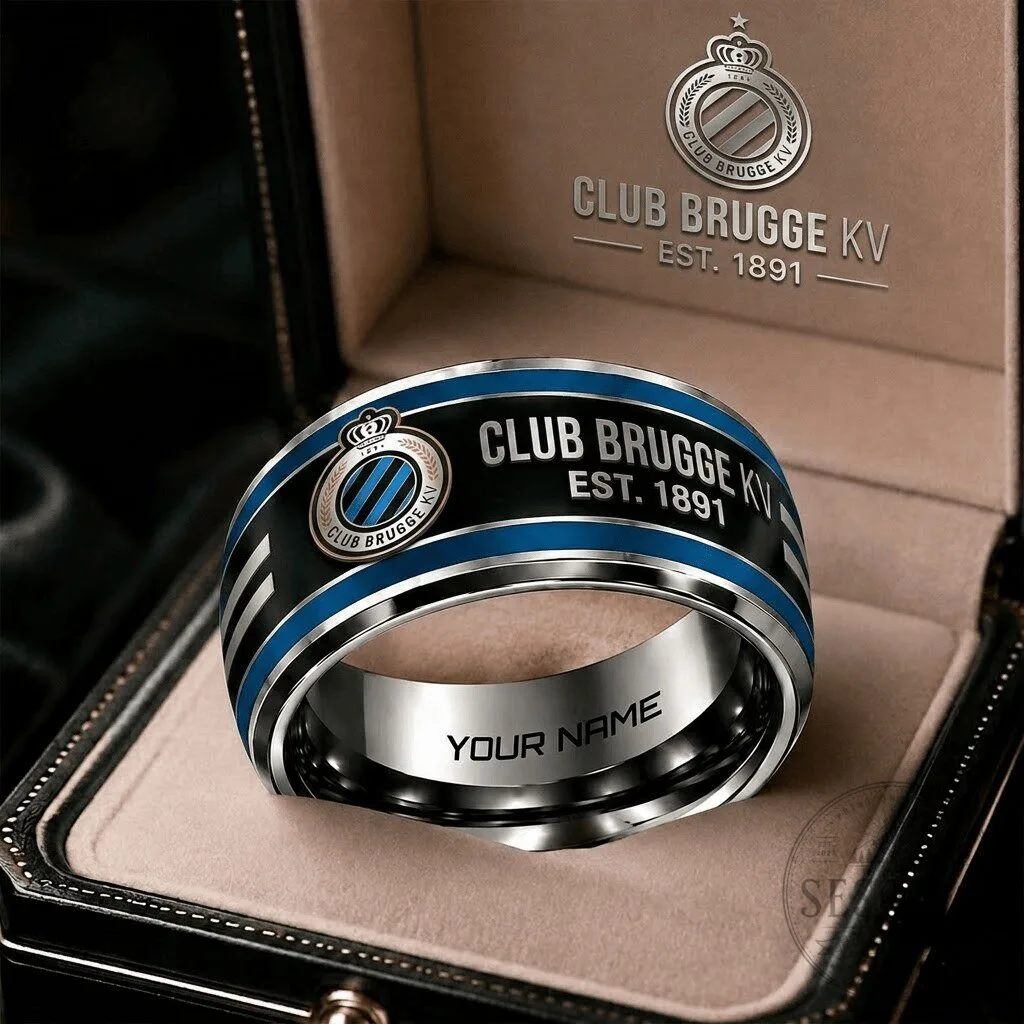 Club Brugge KV Personalized Football Club Fan Ring 1 Club Brugge KV Personalized Football Club Fan Ring