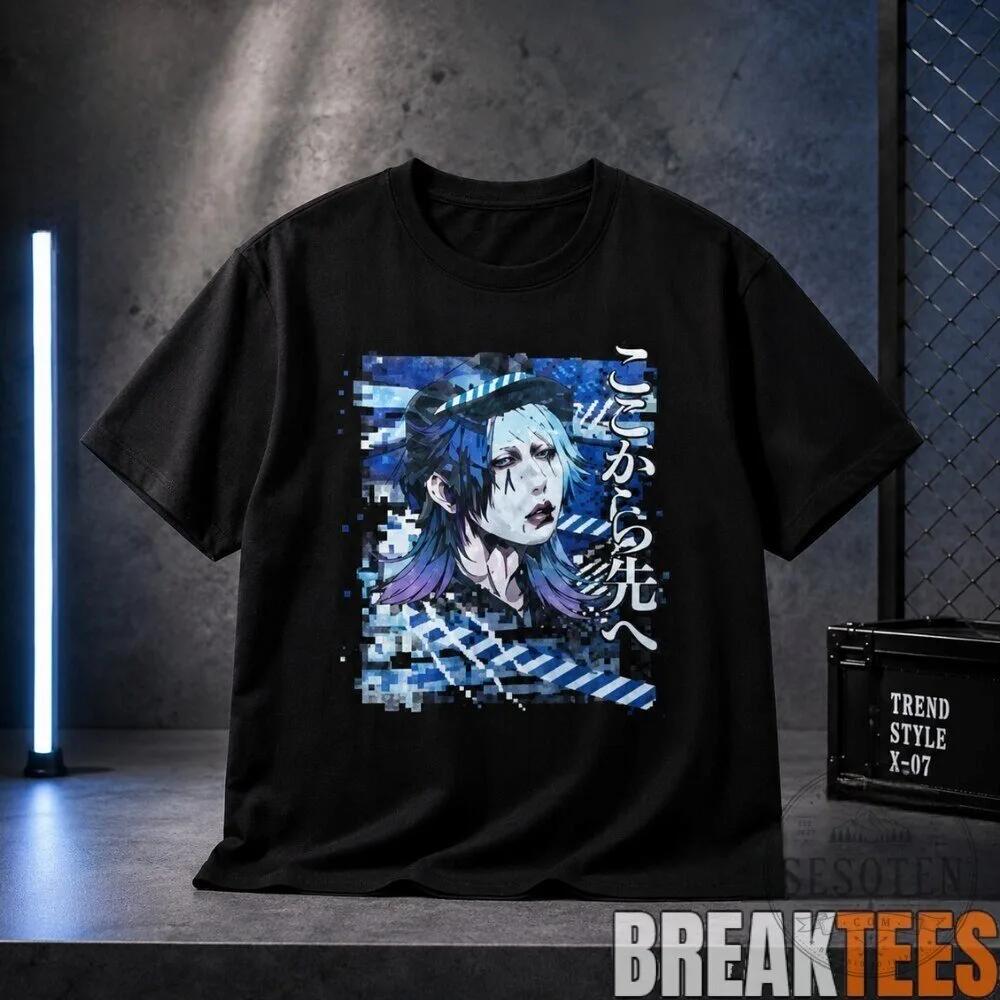 Visual Kei Japanese Rocker Music Fan Graphic Black T-Shirt 7 Visual Kei Japanese Rocker Music Fan Graphic Black T-Shirt