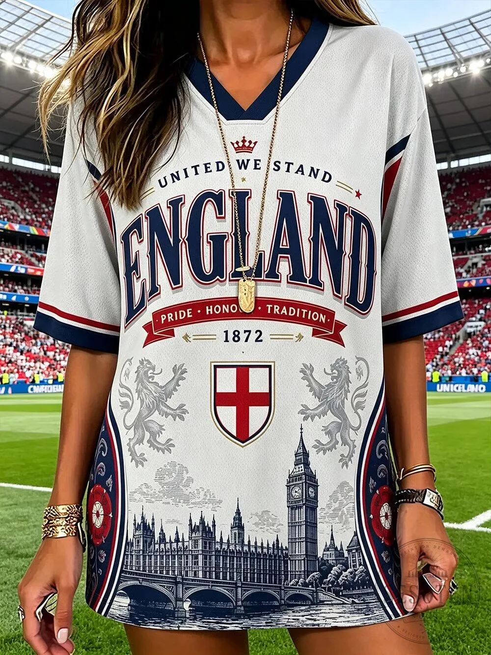 England Football United We Stand Pride Tradition Graphic T-Shirt 4 England Football United We Stand Pride Tradition Graphic T-Shirt