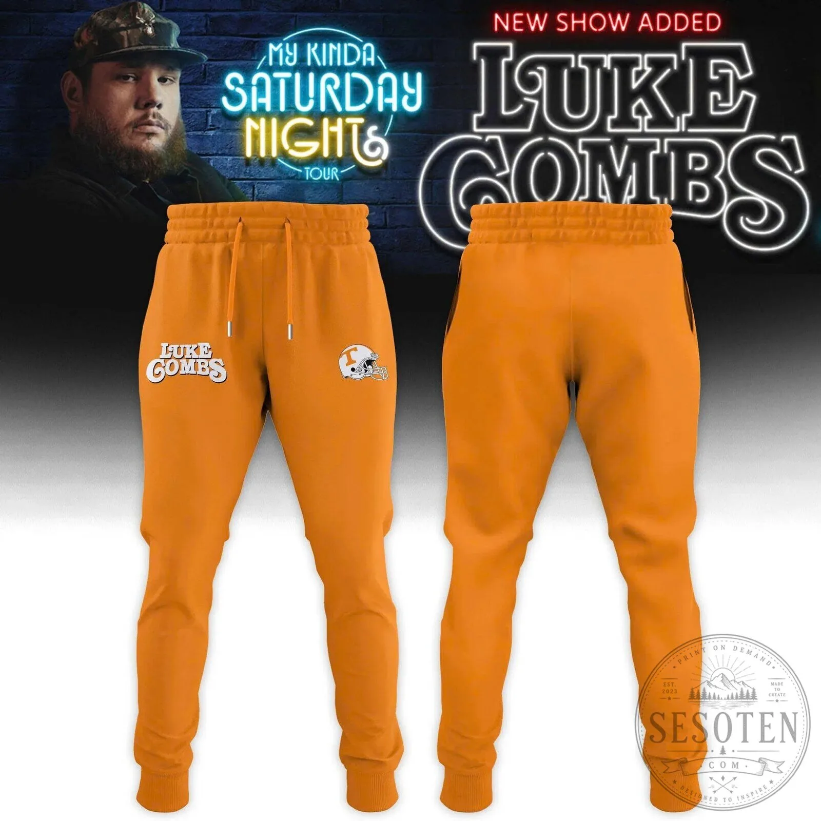 Luke Combs Neyland Stadium My Kinda Saturday Night Tour T-Shirt 9 Luke Combs Neyland Stadium My Kinda Saturday Night Tour T-Shirt