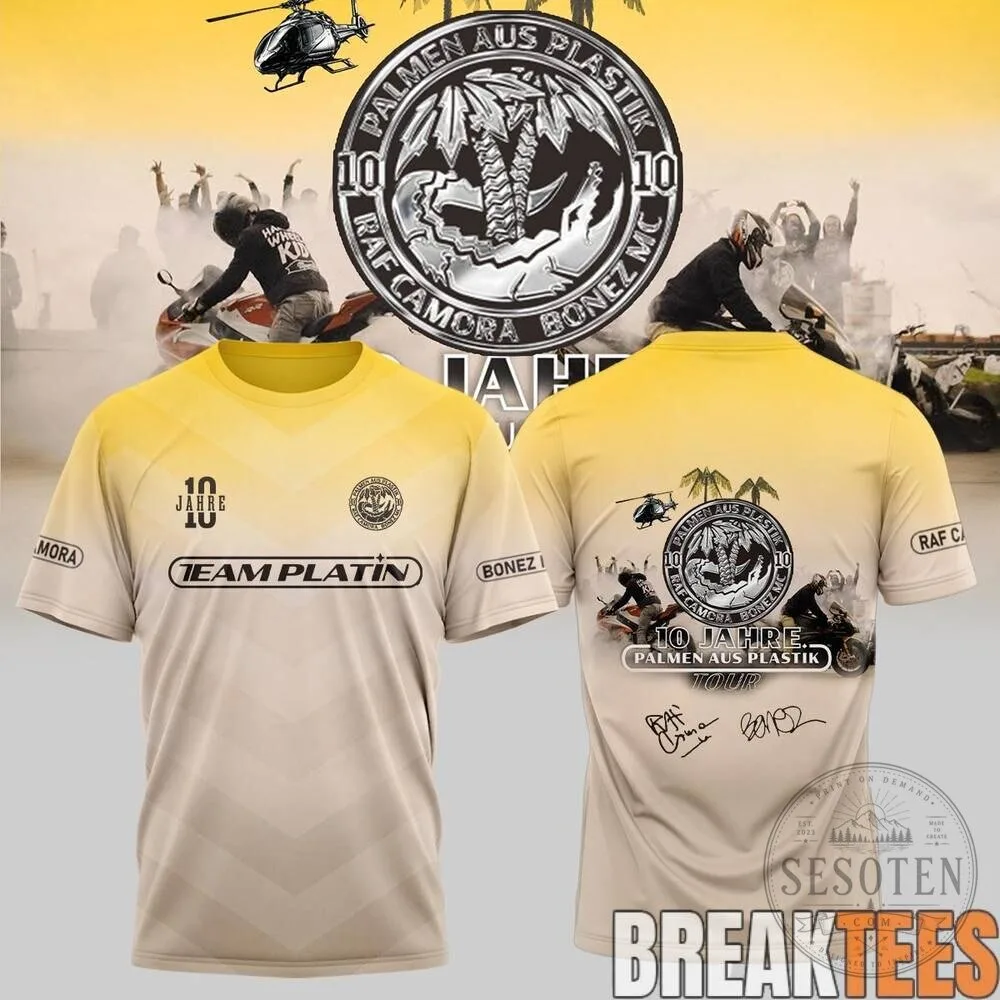 RAF Camora and Bonez MC 10 Jahre Palmen aus Plastik Tour T-Shirt 3 RAF Camora and Bonez MC 10 Jahre Palmen aus Plastik Tour T-Shirt