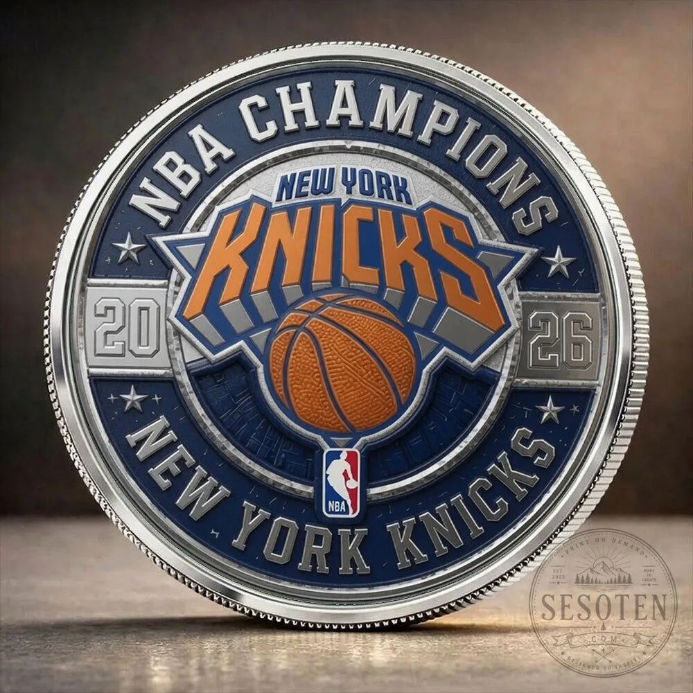 New York Knicks NBA Champions 2026 Commemorative Gold Coin 8 New York Knicks NBA Champions 2026 Commemorative Gold Coin