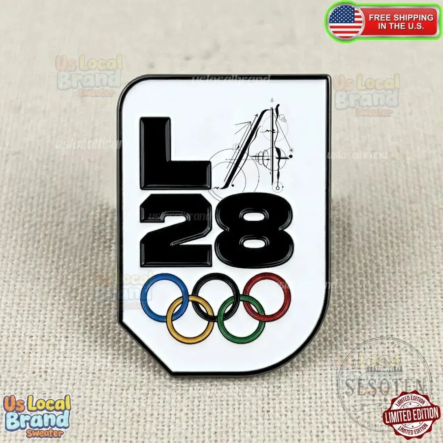 LA28 Los Angeles 2028 Summer Olympics Games Rings Enamel Pin 5 LA28 Los Angeles 2028 Summer Olympics Games Rings Enamel Pin