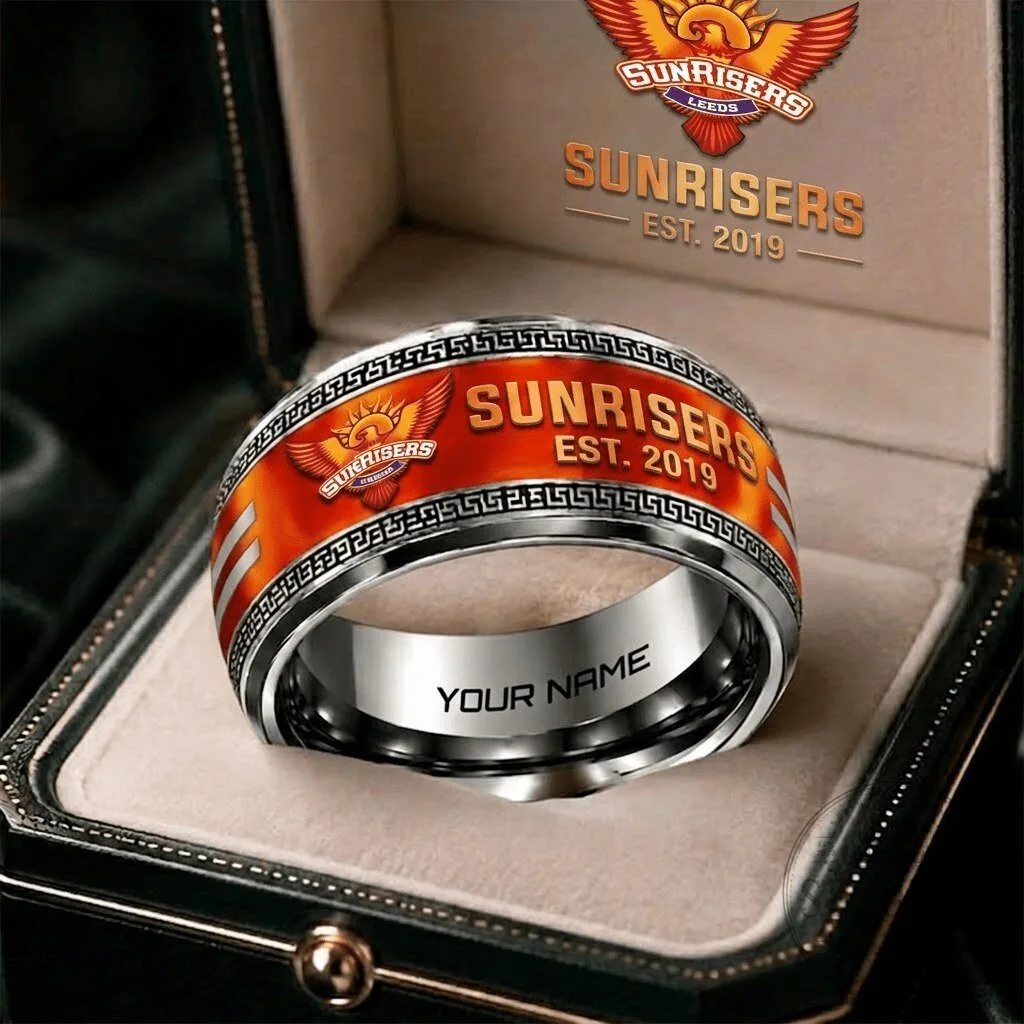 Sunrisers Leeds The Hundred Personalized Cricket Team Ring